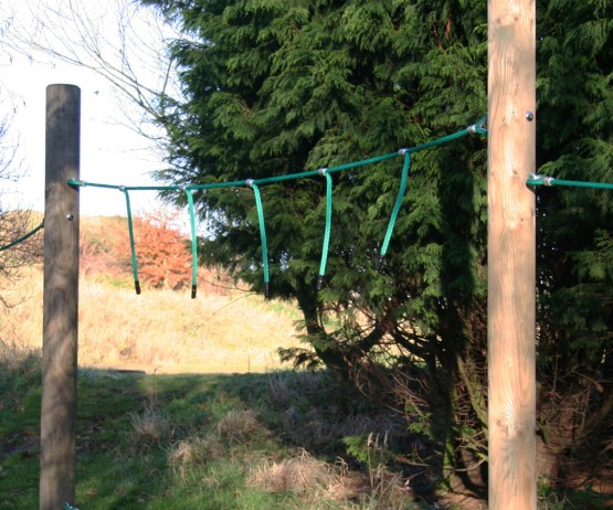 Hanging Ropes Traverse for schools