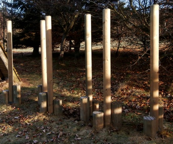 Wooden Striding Timber Stilts
