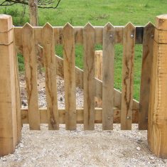 Timber gate for schools