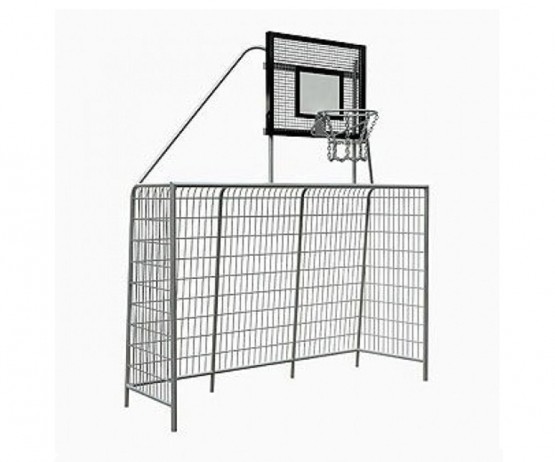 Goal and basketball hoop combination