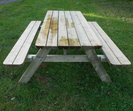 Rectangular Picnic Table for gardensDOM EDU COM Rectangular picnic table product listing image