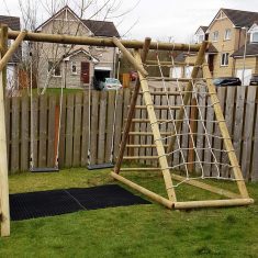 Double Swing Frame with Net Frame garden play product listing image