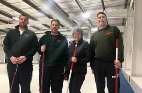 Third prize for our curling team news banner image