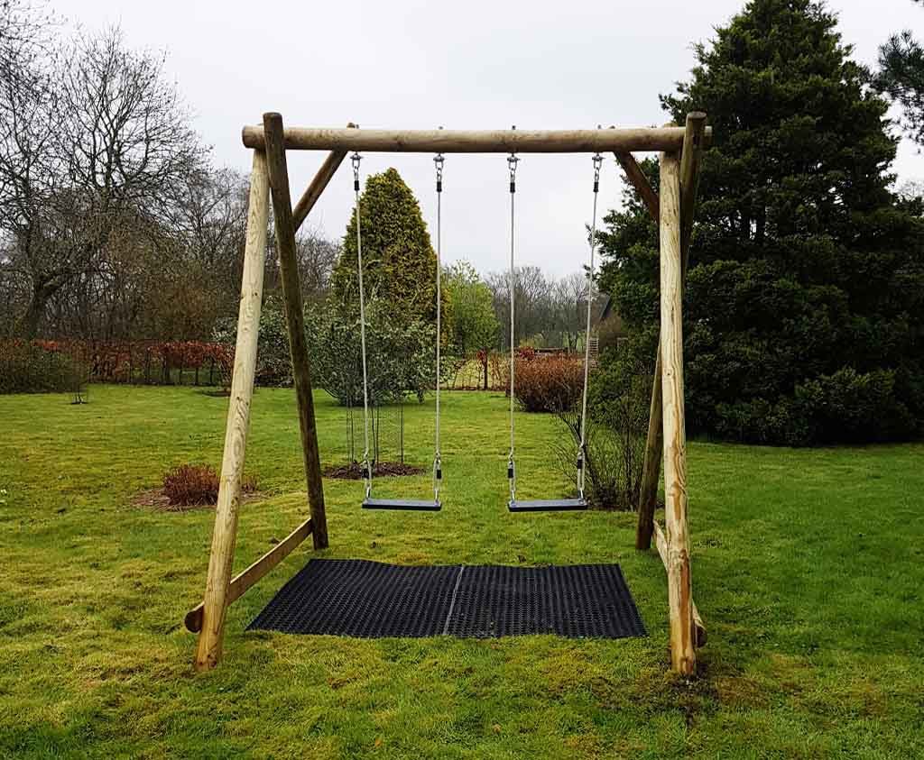 garden play DFA double swing frame