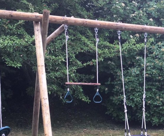 garden play trapeze bar and rings