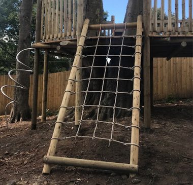Milngavie case study header picture Garden Play Tree House and Deck