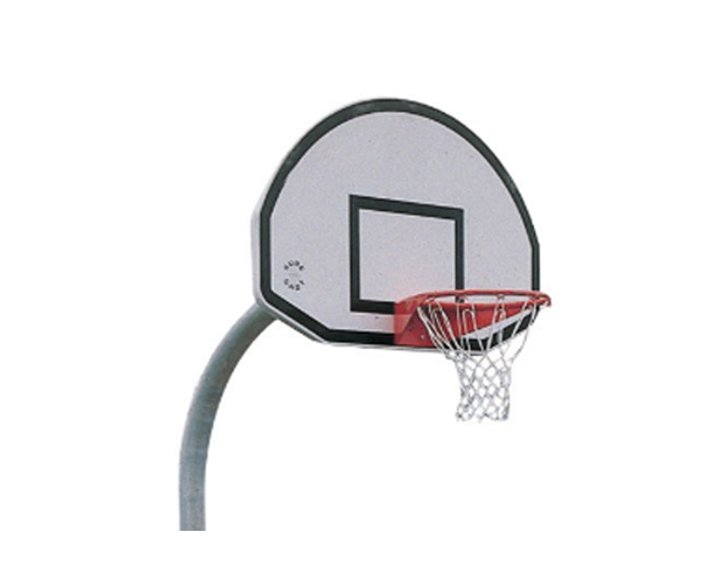 basketball ball and hoop