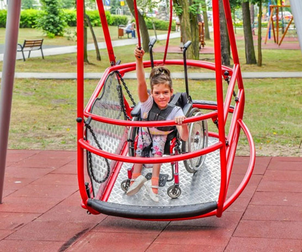 Inclusive Wheelchair Swing for Schools