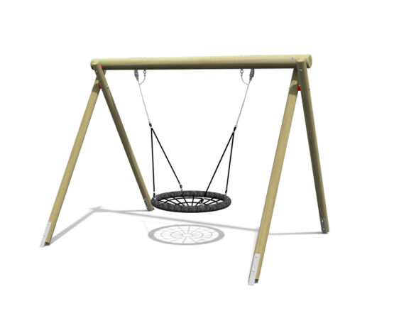 Wooden Basket Swing