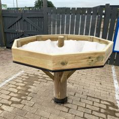 Octagonal Inclusive Sandpit with sand product listing gallery image