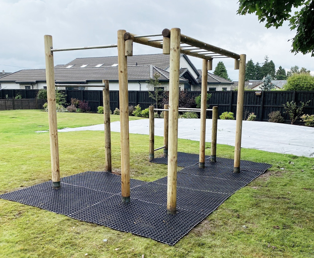 Outdoor Gym, Caledonia Play, Adult outdoor fitness, Scotland