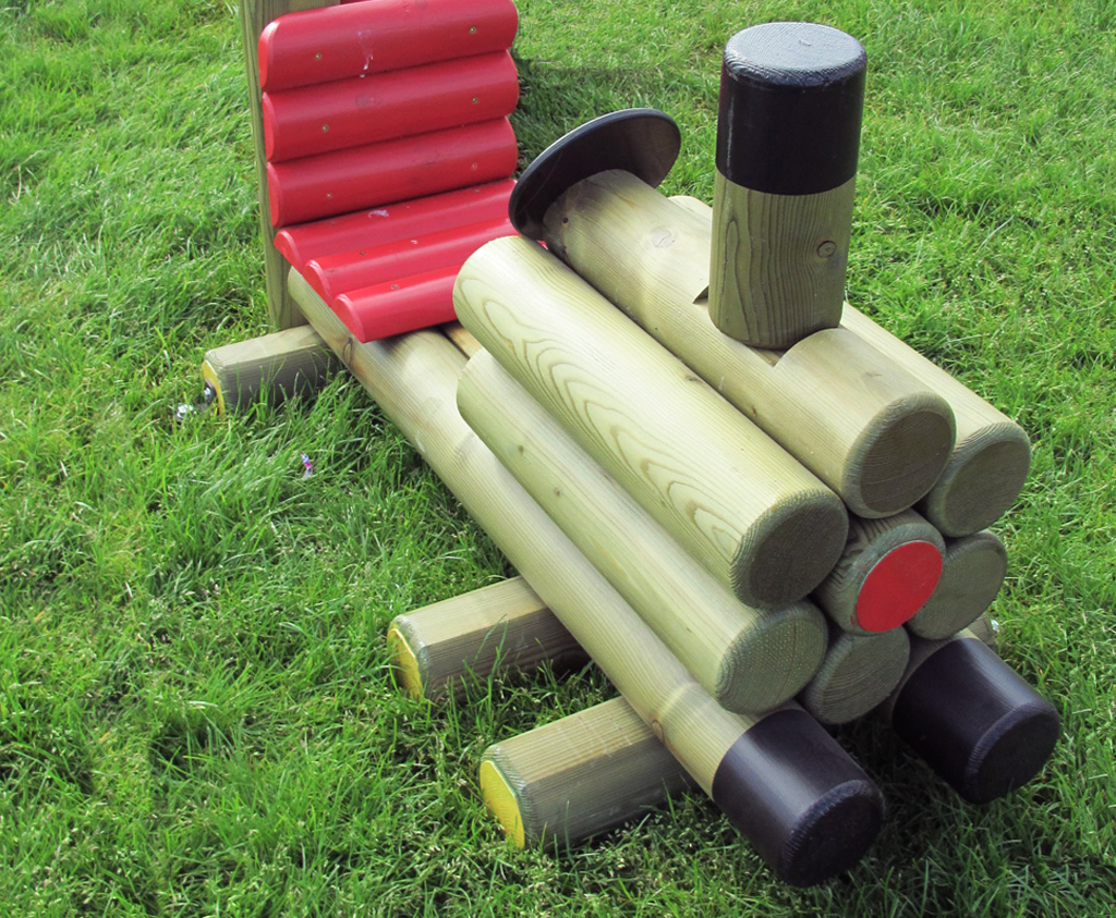 Log Train Engine for schools