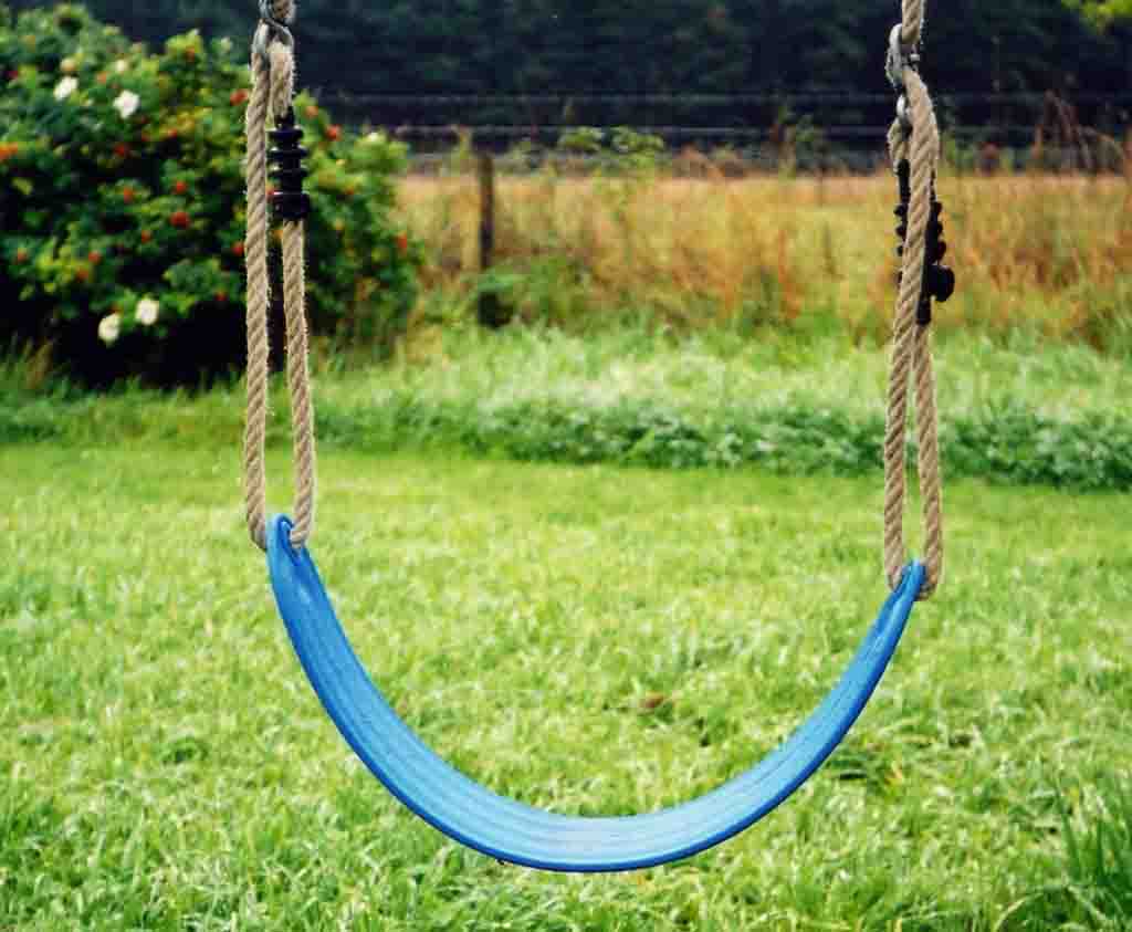 garden play sling swing