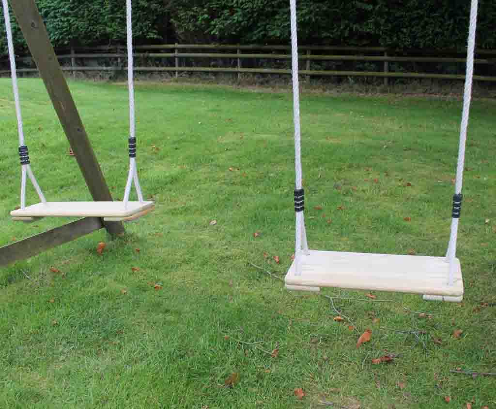 garden play baby wooden swing seat