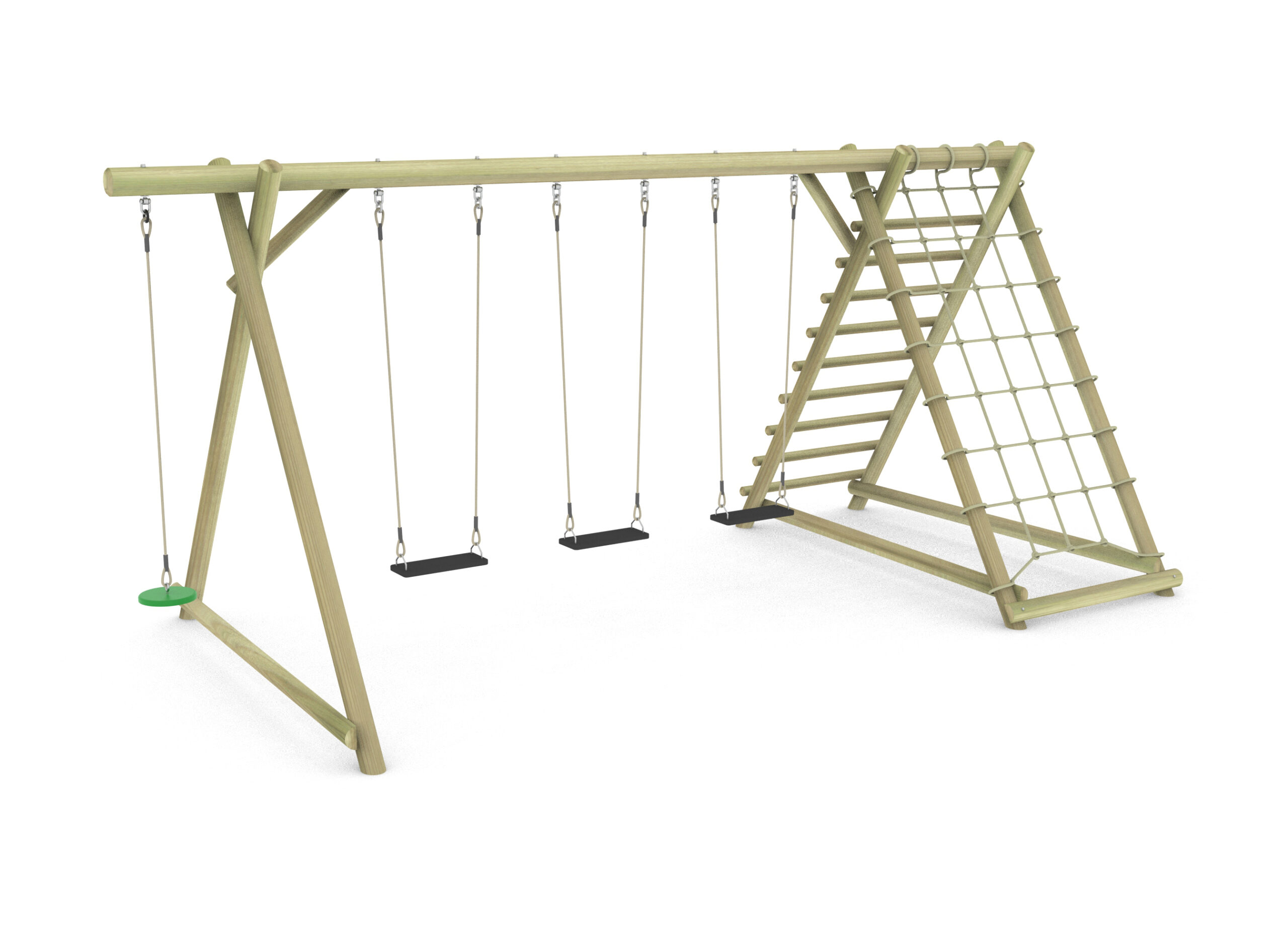 Triple Swing Frame with Net Frame and Extension - Image 3